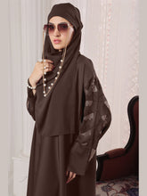 Brown Leaf Abaya